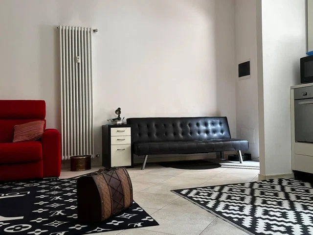 Living room; tile floor, natural light
