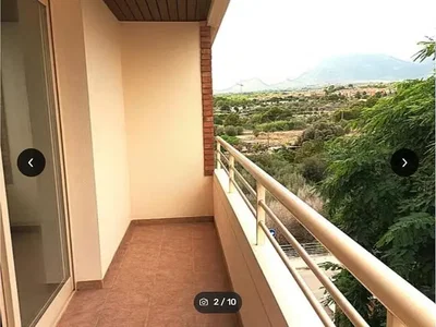 Balcon; vue, carrelage