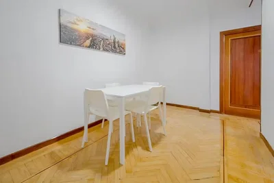Living room; wood floor, natural light