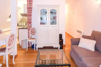 Living room; wood floor, natural light