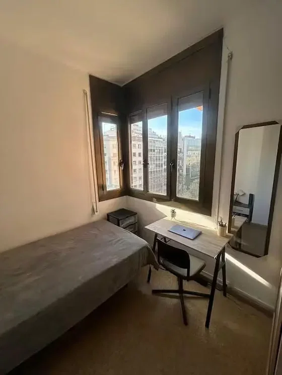 Schlafzimmer; tageslicht, blick