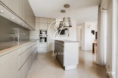 Küche; küchengeräte, renoviert, tageslicht, moderner stil