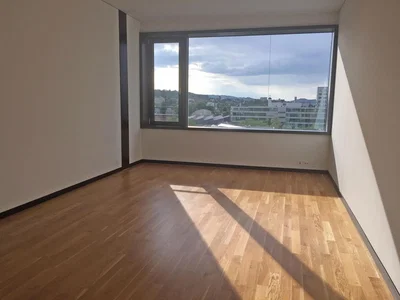 Bedroom; wood floor, view, natural light