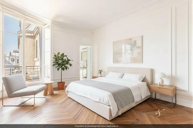 Bedroom; natural light, wood floor