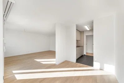Wohnzimmer; holzboden, tageslicht