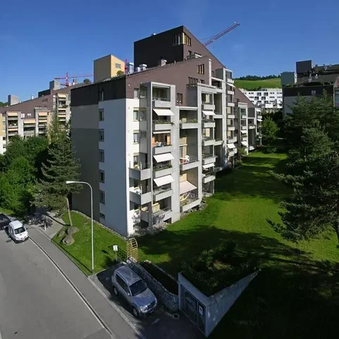 Haus und umgebung; blick, tageslicht