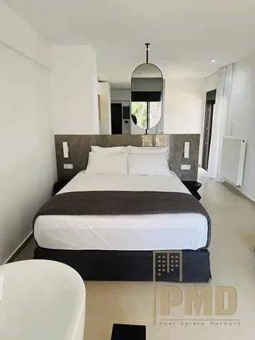 Bedroom; natural light, tile floor