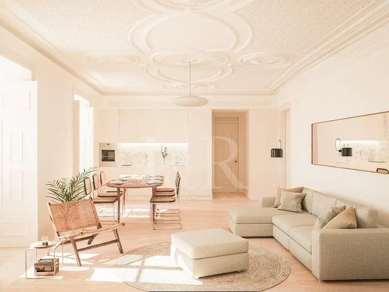 Oturma odası; doğal ışık, modern stil