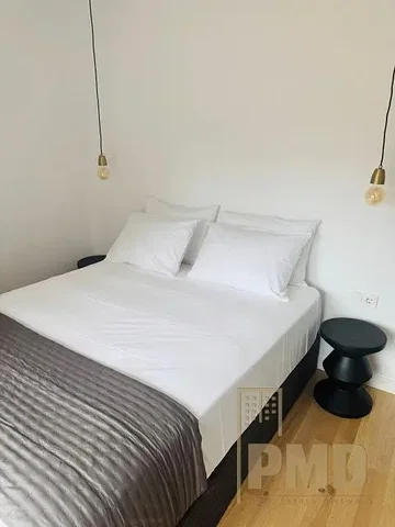 Bedroom; wood floor, natural light