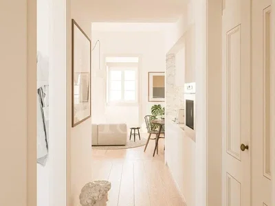 Salon; parquet, lumière naturelle, style moderne