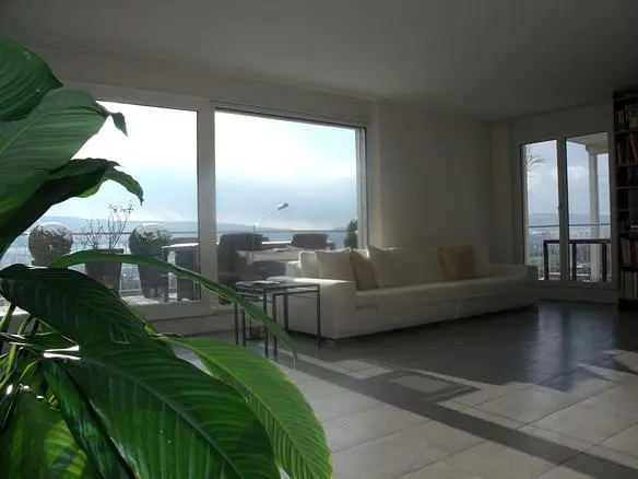 Wohnzimmer; blick, tageslicht, fliesenboden