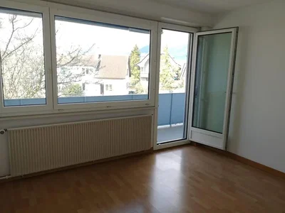 Balkon; blick, holzboden, tageslicht