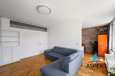 Living room; wood floor, natural light