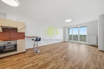 Kitchen; kitchen appliances, wood floor, natural light, view