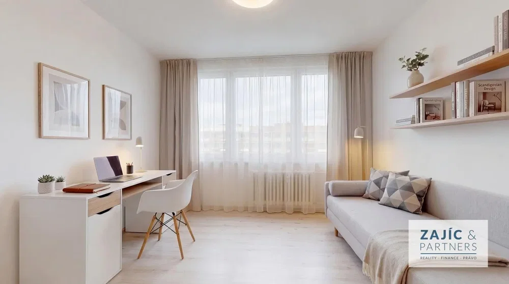 Salón; estilo moderno, luz natural, suelo de madera