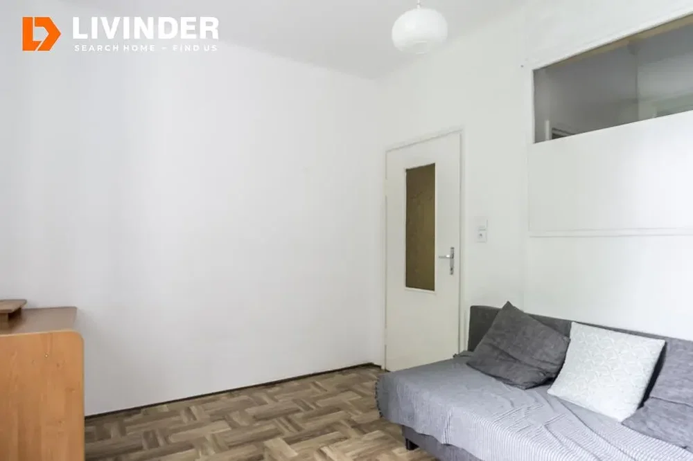 Bedroom; wood floor, natural light