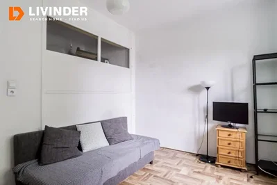 Living room; wood floor, natural light