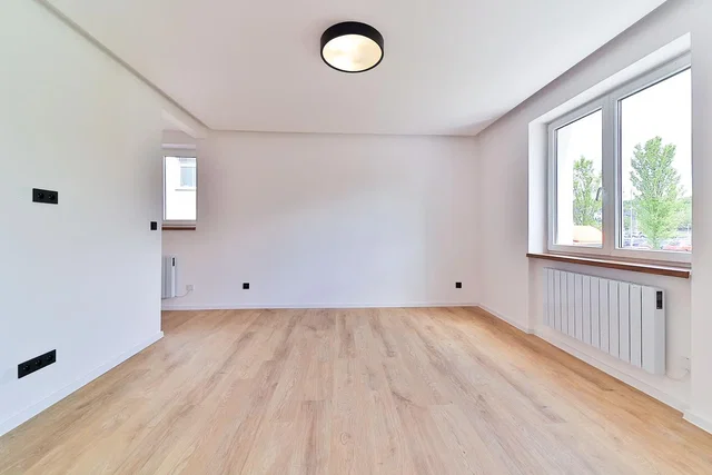 Salon; parquet, lumière naturelle, rénové