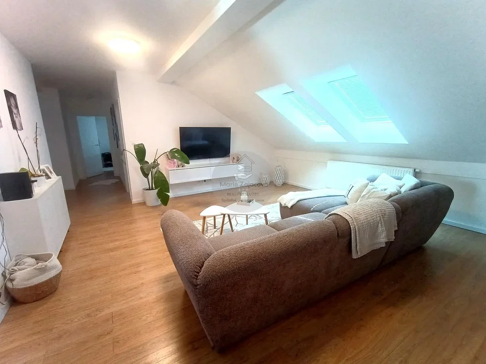 Living room; wood floor, natural light
