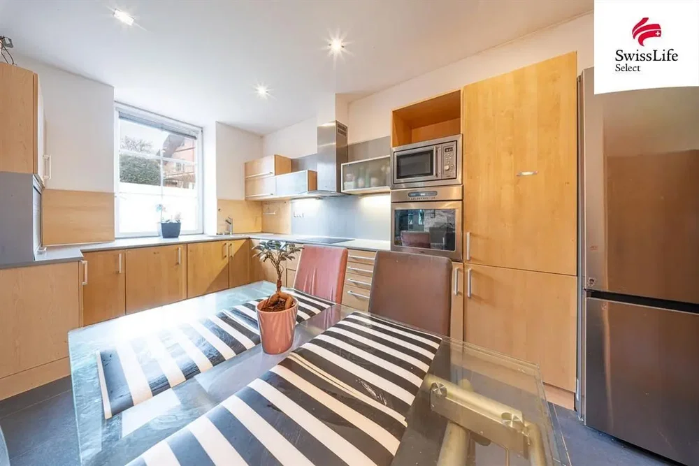 Kitchen; kitchen appliances, natural light, renovated