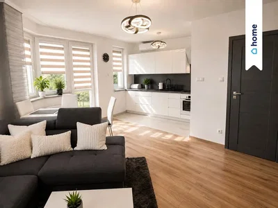 Wohnzimmer; tageslicht, holzboden, moderner stil, küchengeräte