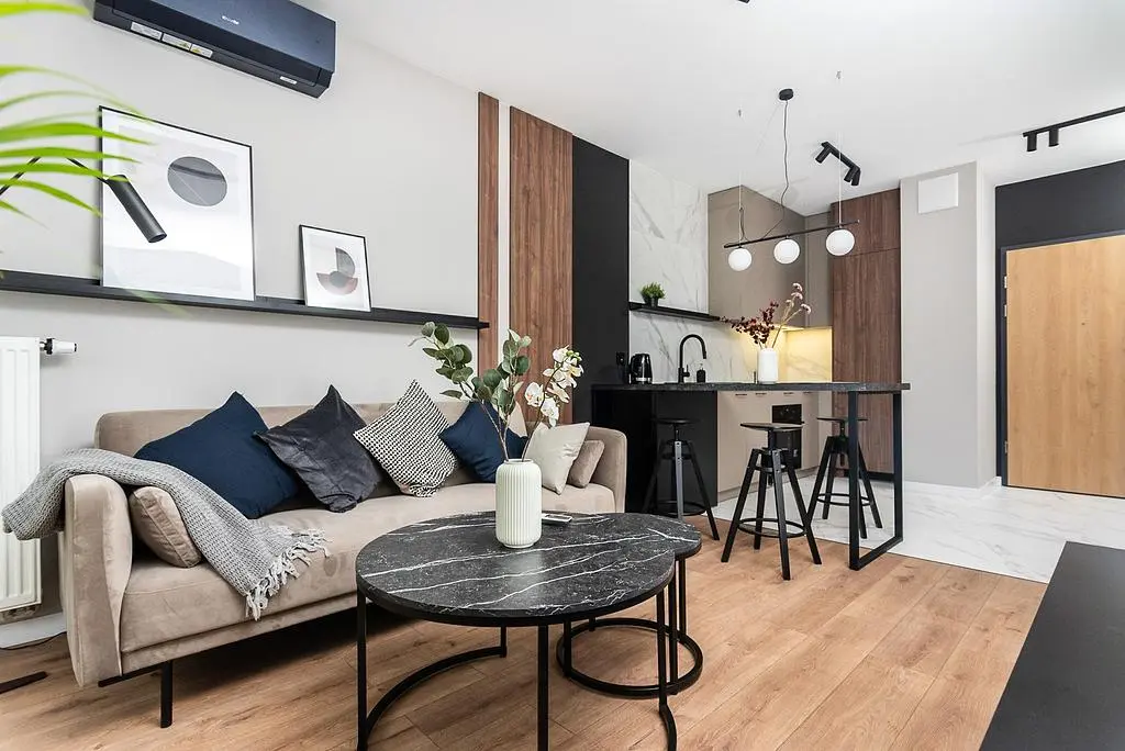 Salon; lumière naturelle, style moderne, parquet