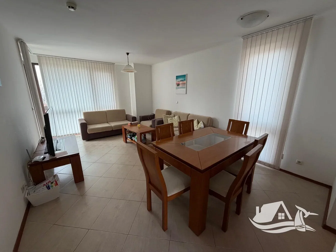 Living room; tile floor, natural light