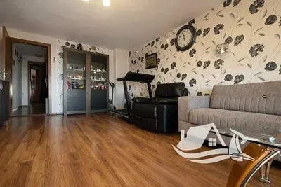 Living room; wood floor, natural light