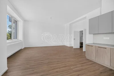 Salon; podłoga drewniana, światło dzienne, wyremontowany