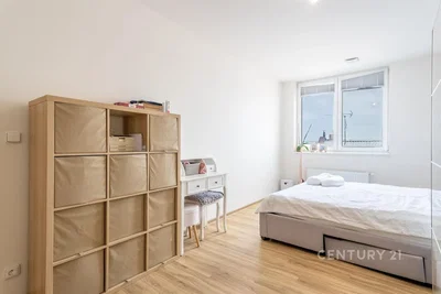 Bedroom; natural light, wood floor