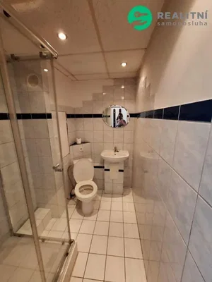 Toaleta; dlažba, nutná rekonstrukce