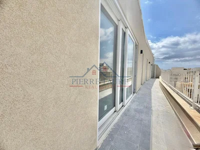 Balcony; tile floor, natural light, view