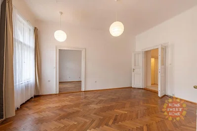 Living room; wood floor, natural light