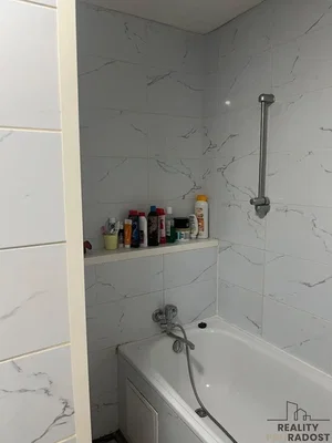 Bathroom; tile floor, renovated, natural light