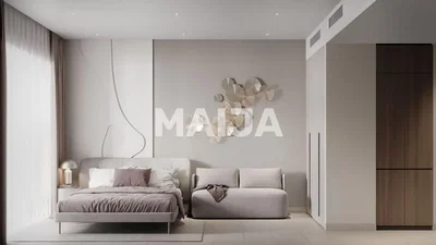 Chambre; lumière naturelle, style moderne