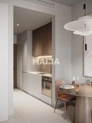 Cuisine; électroménager, carrelage, rénové, lumière naturelle