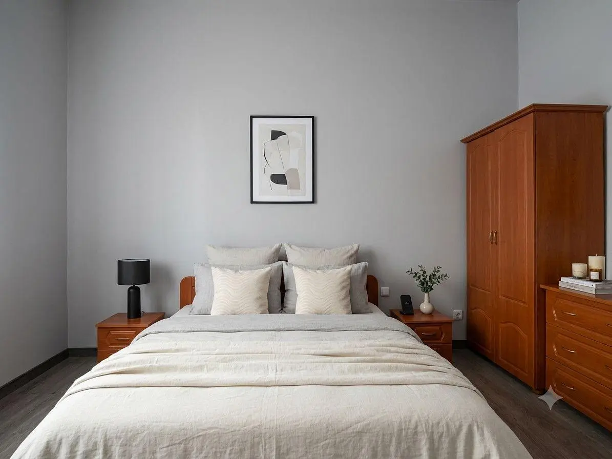 Chambre; parquet, lumière naturelle