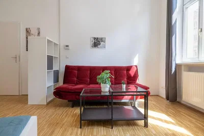 Living room; natural light, wood floor