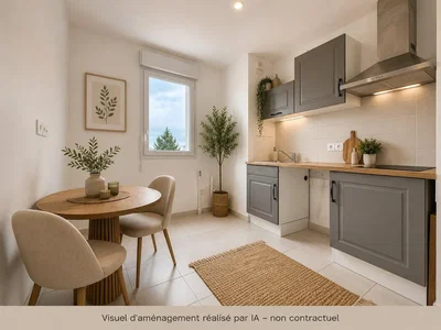 Kuhinja; kuhinjski aparati, drveni pod, prirodno svjetlo, moderni stil, renoviran