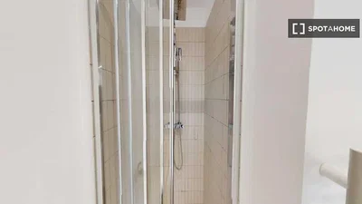 Toalet; pločice, prirodno svjetlo