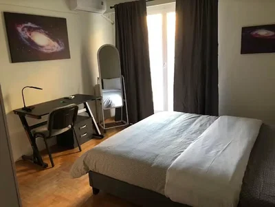 Chambre; parquet, lumière naturelle