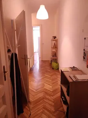 Living room; wood floor, natural light