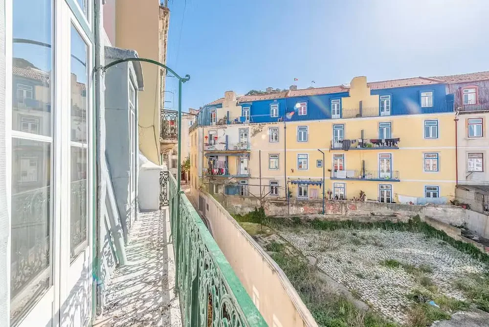 Balkon; blick, tageslicht