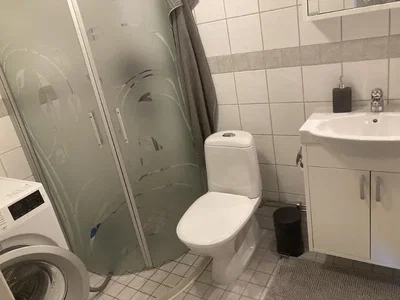 Toalet; pločice, potrebna renovacija