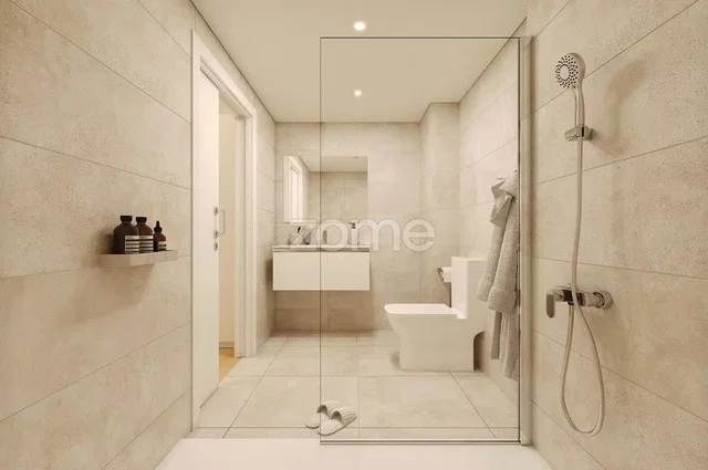 Bathroom; tile floor, renovated, natural light