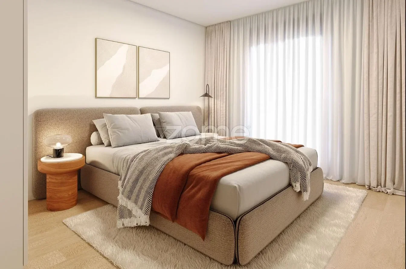 Camera da letto; luce naturale, stile moderno
