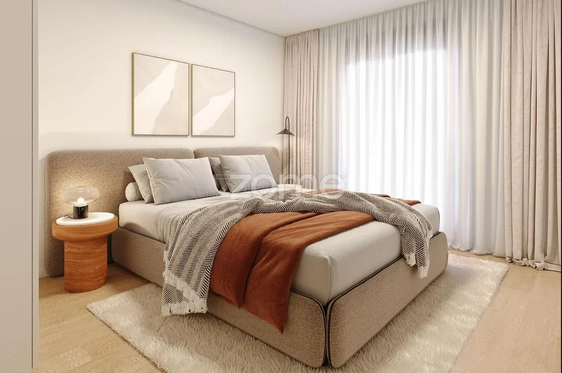 Camera da letto; luce naturale, stile moderno
