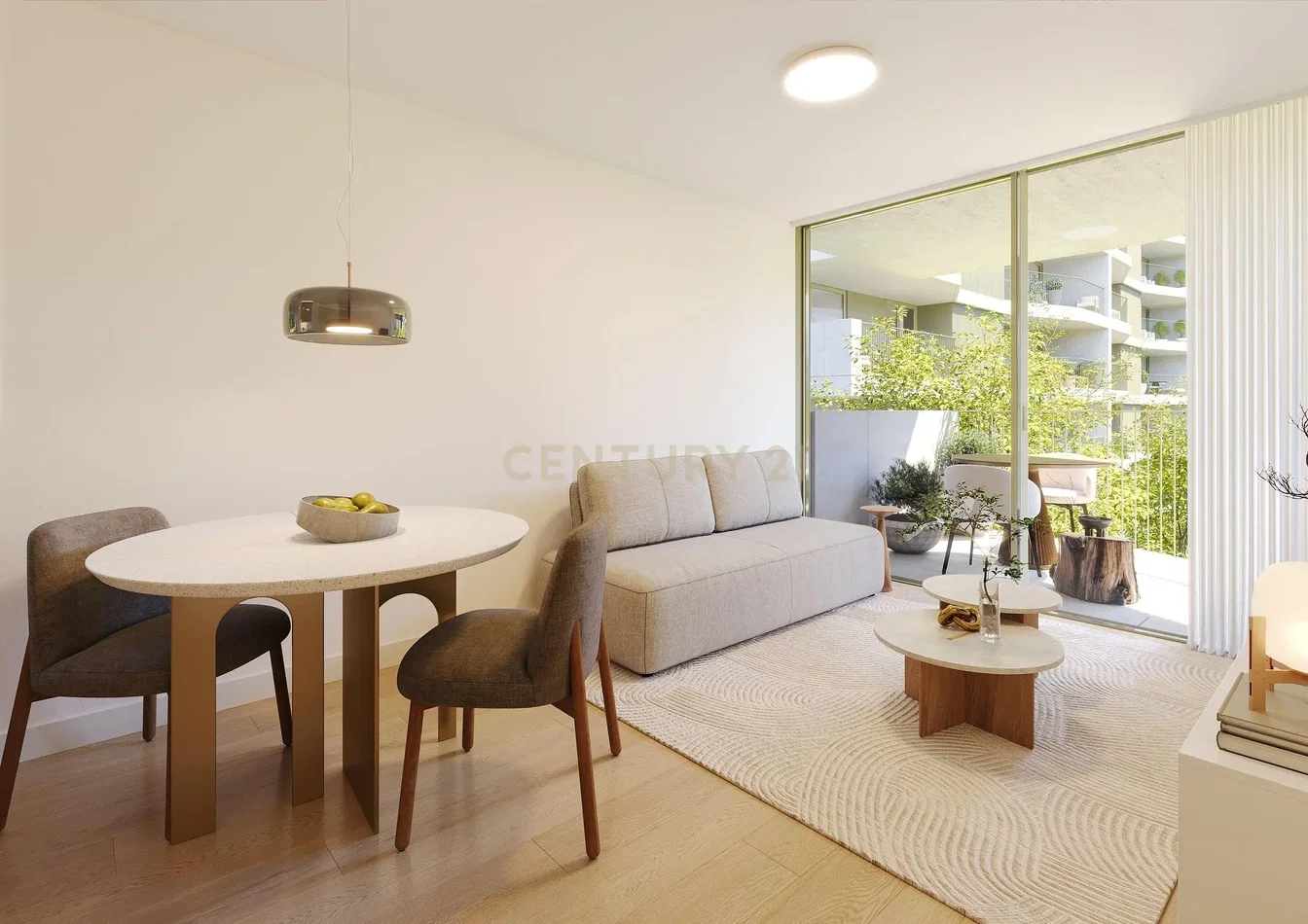 Sala de estar; luz natural, estilo moderno