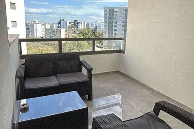 Balcony; view, tile floor