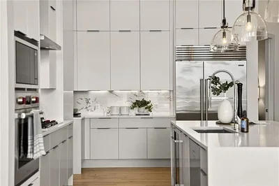 Cuisine; électroménager, lumière naturelle, style moderne, rénové